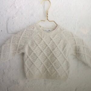 Cozy Cream Knit Sweater for Kids